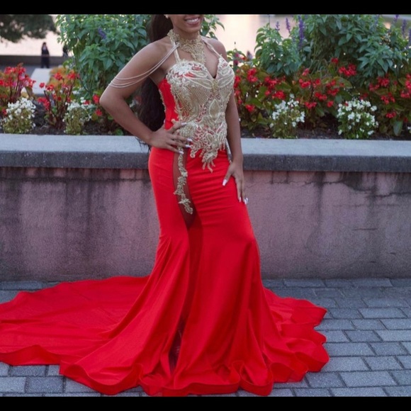 Elegant formal gown by designer RMILLS - Picture 4 of 5